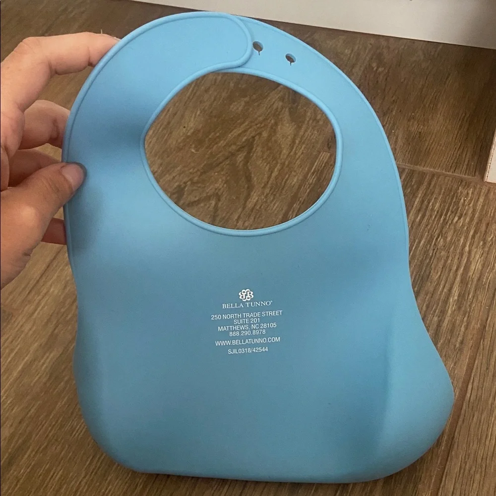 🧡 silicone baby bib